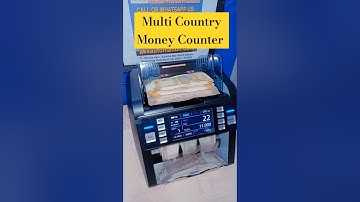 Dual CIS Fully Automatic Multi Country Money Counting Machine ✨ #shorts 💸 #cashcountingmachine