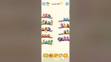 Bird Sort Colour GAMEPLAY LEVEL 127🔥Subscribe Channel@8-Bit games🔥