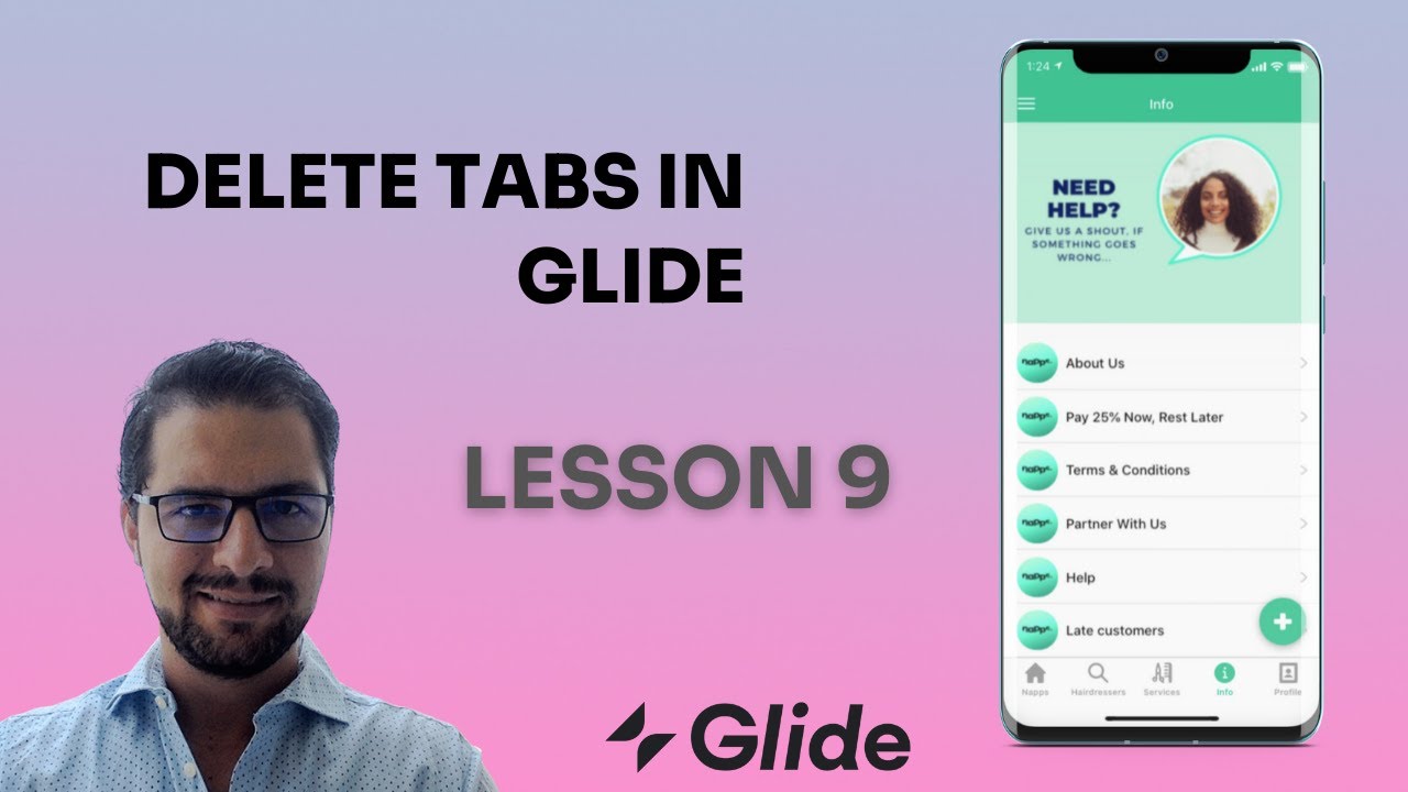Lesson 9: Delete Tabs In Glide
