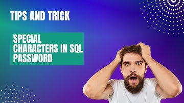 How to handle special characters in your SQL password using Python?