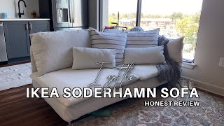 I got the IKEA Soderhamn Sofa!! | Putting it together and my