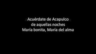 Video thumbnail of "María Bonita-Natalia Lafourcade Letra"