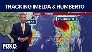 Imelda And Humberto Spin Off East Coast, Headed Toward Bermuda
