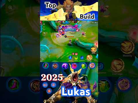 السيطرة مع لوكاس أفضل بيلد وEmblem لعام 2025 MLBB