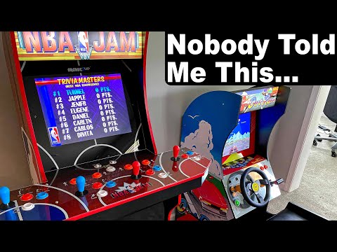 Arcade1up Review NBA JAM & OUTRUN Long Term Review Should You Buy? Home Arcade Man Cave Video Game from Pradigy Musicman - Music - Cars - Tech - Vlogs