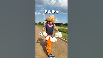 Goku running with milk 🥛 #goku #running