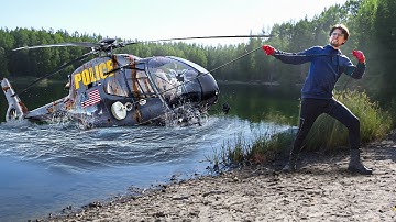 Found POLICE Helicopter While Magnet Fishing!