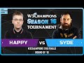 WC3 - [UD] Happy vs SyDe [HU] - Round of 16 - W3Champions S16 Finals
