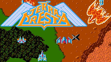 Terra Cresta (FC · Famicom) video game port | gameplay session for 1 Player 🎮