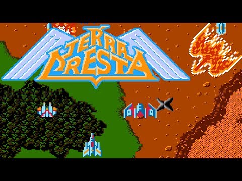 Terra Cresta (FC · Famicom) video game port | gameplay session for 1 Player 🎮
