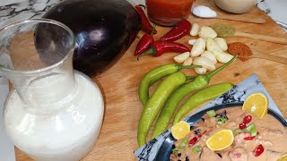طريقة عمل سلطة الباذنجان على الطريقة السودانيه( سلطة الاسود) Special eggplant salad