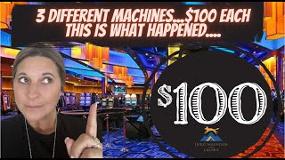 3 MACHINES - 💵 $300 💵 .... THIS IS WHAT HAPPENED! at Spirit Mountain Casino #slots #casino screenshot 4