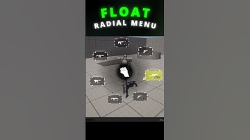 Float Radial Menu - #ue5 #fyp #unrealengine5 #gamedevelopment #indiegame #gameplay #games #3d #slow