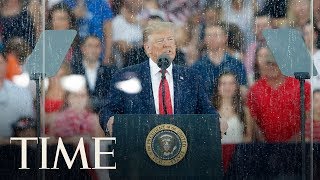 Trump Said Revolutionary War Troops Took Over The Airports In His Fourth Of July Speech Time