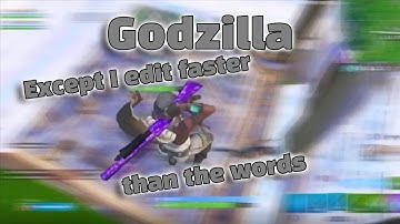 Godzilla but I Edit Faster than the Words (not sped up at all)  - 4k 60FPS