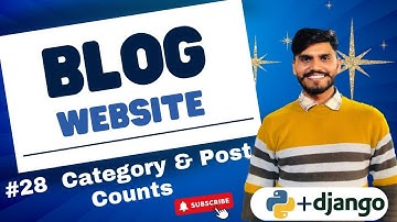 blog website using Django | category counts posts counts