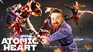 ВЫРУБКА КУСТОВ-МУТАНТОВ ✋ Atomic Heart