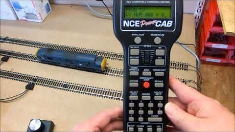 Resetting a Decoder Using The NCE Powercab