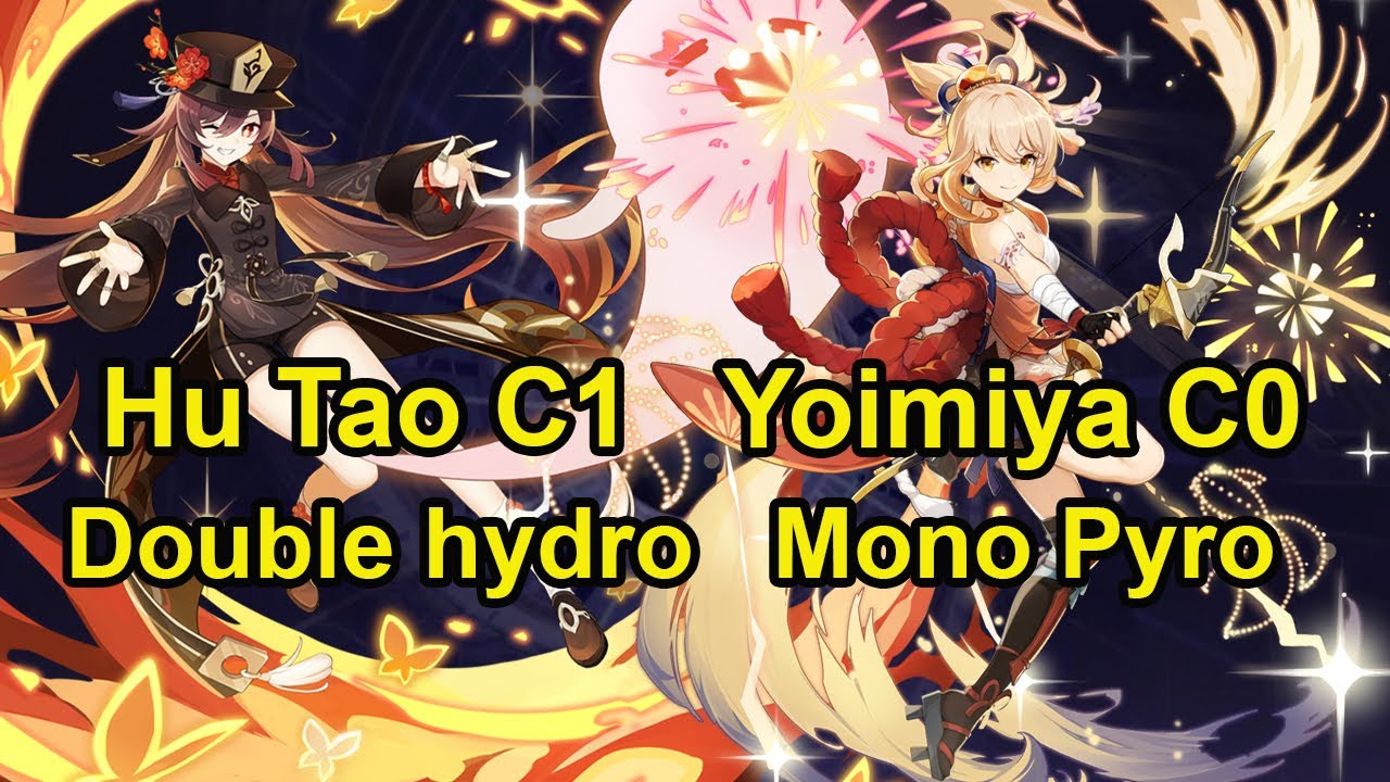 Hu Tao And Yoimiya Dual DPS Build Guide, Genshin Impact