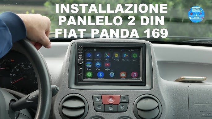 Double Din Car Fascia Radio Panel For Fiat Panda (169) 2003-2012