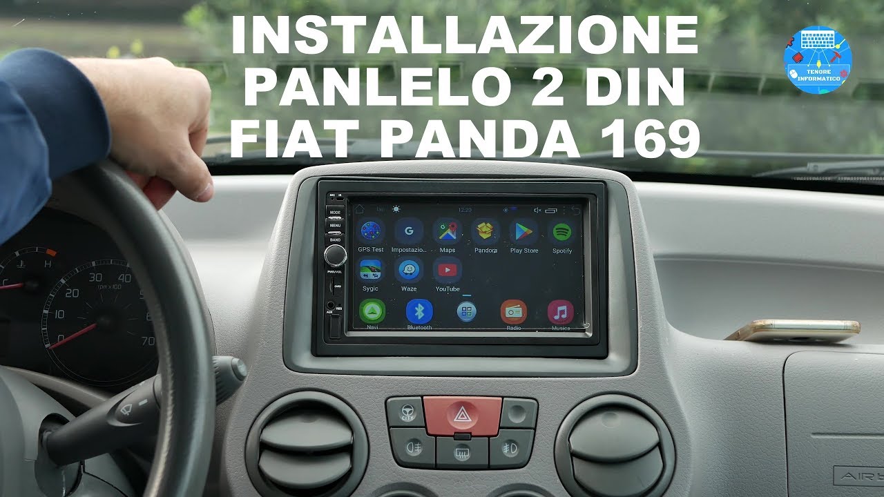Installazione Panlelo Autoradio 2 Din Nella Mia Fiat Panda 169 Youtube