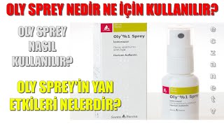 Oly Sprey Nedir? Oly Spreyin Yan Etkileri Nelerdir? Oly Sprey Nasıl Kullanılır?