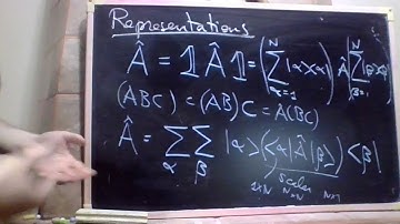 QM - Lecture 2 - Representations, Basis Transformations