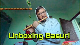 Unboxing basuri.Bajauna tw audaina but siknu parx .#minivlog. #basuri 