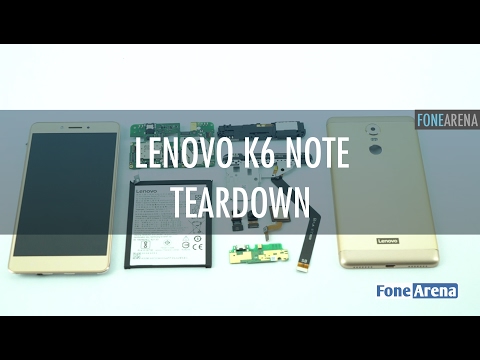 Lenovo K6 Note Teardown