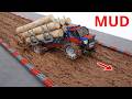 6 LEGO Technic Cars Carry 1000g Wood Through Mud – Which One Survives? | LEGO Smart