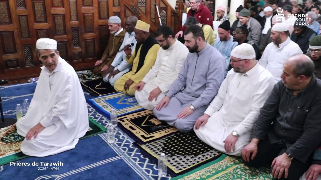 Prières de Tarawih à la Grande Mosquée de Paris - 23 février 2026