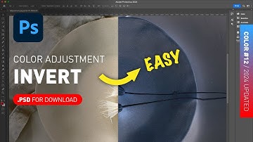Invert Adjustment Layer + PSD File Demonstrated [Photoshop Color for Beginners]
