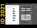 Creating EAN, ISBN, UPC-A barcodes in Adobe InDesign 2021