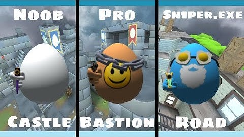 Noob vs Pro vs Sn1per.exe | ShellShockers