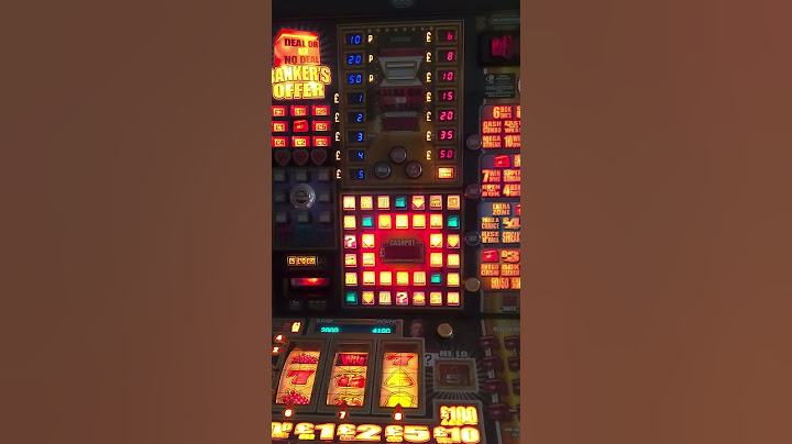 BIG REDS (RED) FEATURE ON DEAL OR NO DEAL BANKERS OFFER £100 JACKPOT #FRUITMACHINE