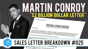 $2B "Wall Street Journal" Sales Letter - Martin Conroy - CRITIQUED (Proven Ads 25/100)