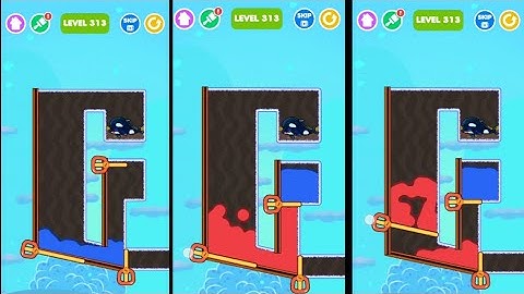 SAVE THE FISH DOLPHIN 🐬 LEVEL #313 ANSWER AND WALKTHROUGH 😍🤣 #video