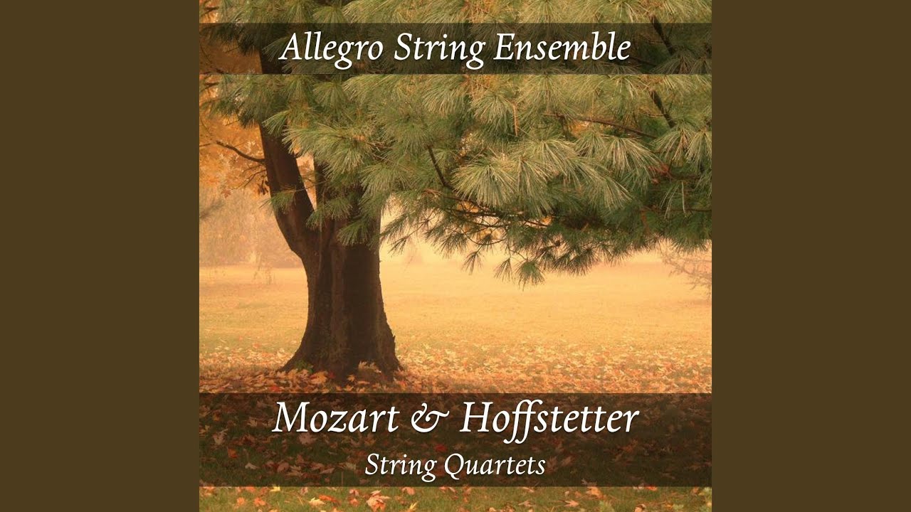 Tonton String Quartet No. 3 in G Major, K. 156/134b: I. Presto di YouTube