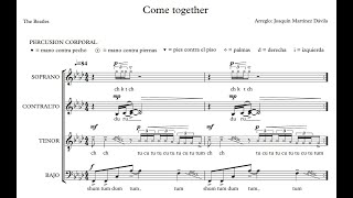 Come together  The beatles (Arr. Joaquín Martínez Dávila)