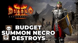 Easiest Necro Build that can FARM ANYTHING - Diablo 2 Resurrected