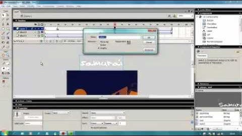 OCR Nationals Unit 20 Animation Flash add text