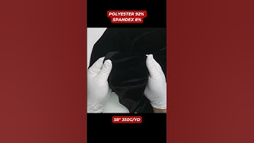 Solid Velvet Spandex Polyester Knit Fabric (Item Code: FAB1584)