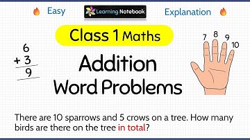 Class 1 Maths Addition Word Problems