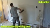 DIY How to Fix a Bad Skim Coat Wall Job using Hawk & 16 inch Trowel