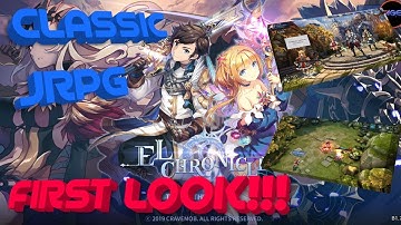 ELCHRONICLE | Gameplay Preview | Android/IOS | Classic JRPG