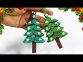 DIY - EASY CHRISTMAS TREE ORNAMENTS! - How to Mkae Chritsmas Tree from Glitter foam