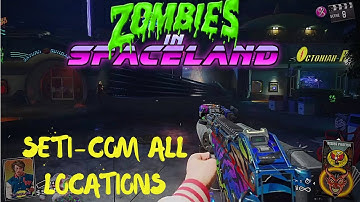 Zombies In Spaceland Easter Egg: All "SETI-COM" Part Locations! (Infinite Warfare Zombies)