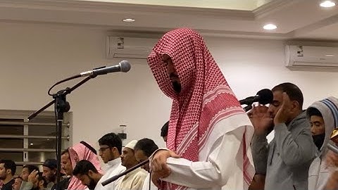 "فمنهم شقي وسعيد"عشائية مؤثرة بتلاوة تصويرية من القارئ عبدالإله بن عون