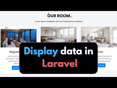 Display data in