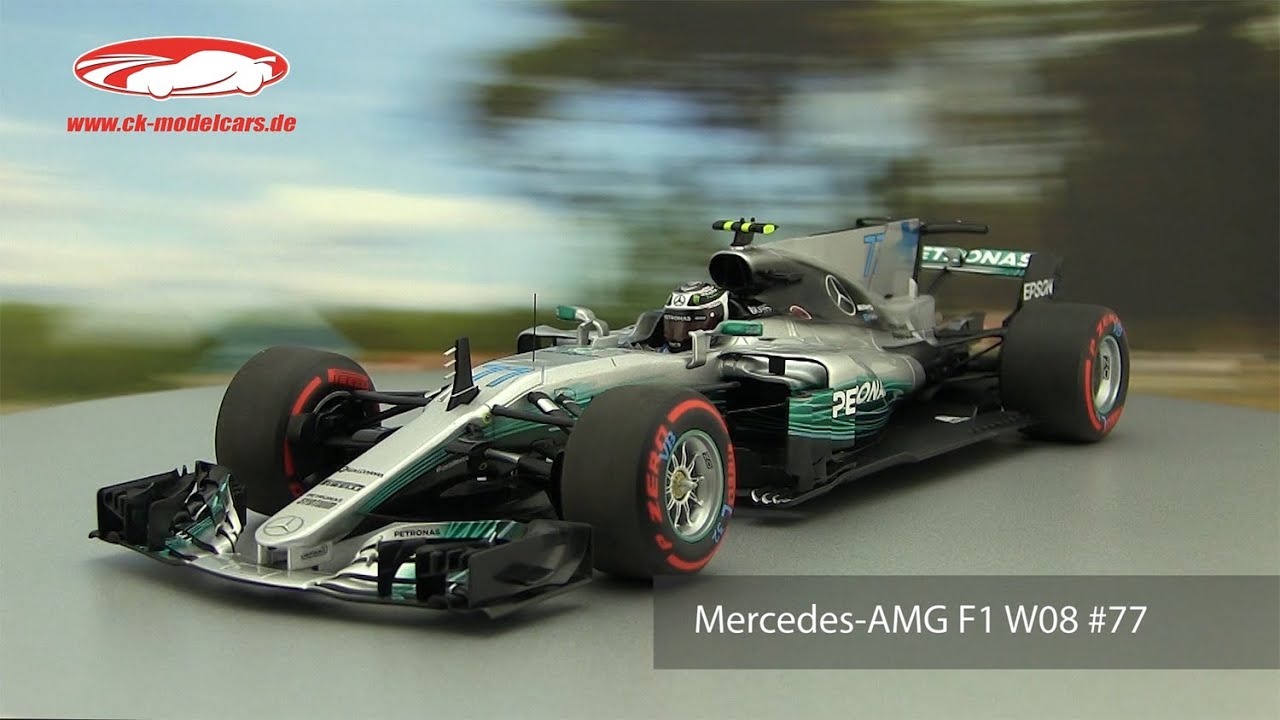Minichamps 1:18 Valtteri Bottas Mercedes-AMG F1 W08 #77 2nd